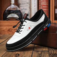 💯🔥【39-48】🔥Los zapatos de negocios casuales para hombre están hechos de cuero impermeable y resistente a las manchas con una suela suave para un uso cómodo.