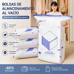 🧳🧳【56*80cm】【Juego de 5 piezas】♨️🌀Bolsa de almacenamiento para compresión al vacío