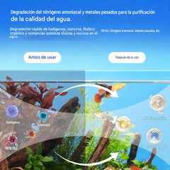 🐟【Compra 1 y llévate 1 gratis】💧 Pastillas efervescentes para limpiar el agua de acuarios y estanques🔥