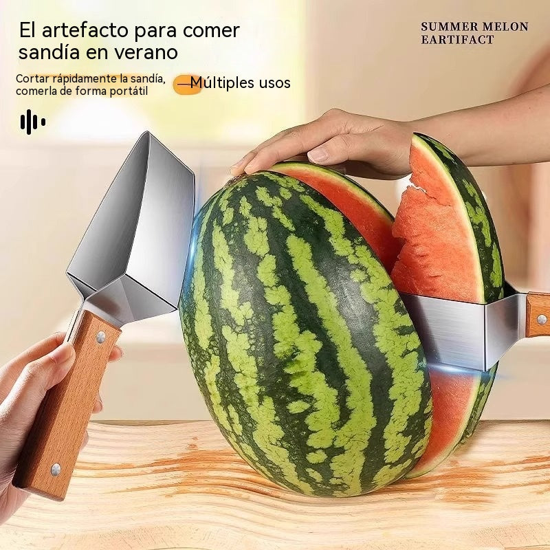 🎉【Compra uno y llévate otro gratis】🍉🍈Cortador de frutas multifuncional de acero inoxidable
