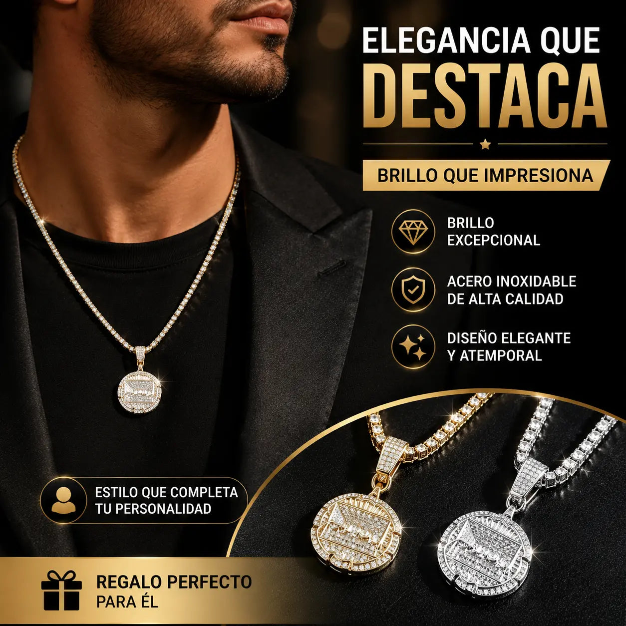 ✨ Collar con colgante brillante | Eleva tu estilo al instante 💎