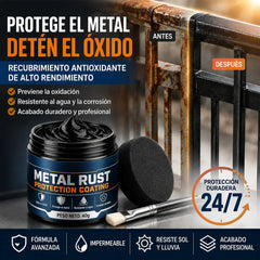 【2 botellas por 26 euros】Pasta reparadora negra anticorrosiva para metales.