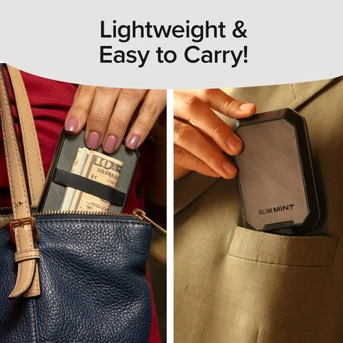 🔥Cartera inteligente antirrobo RFID: diseño elegante, ligero y seguro para tus tarjetas y efectivo