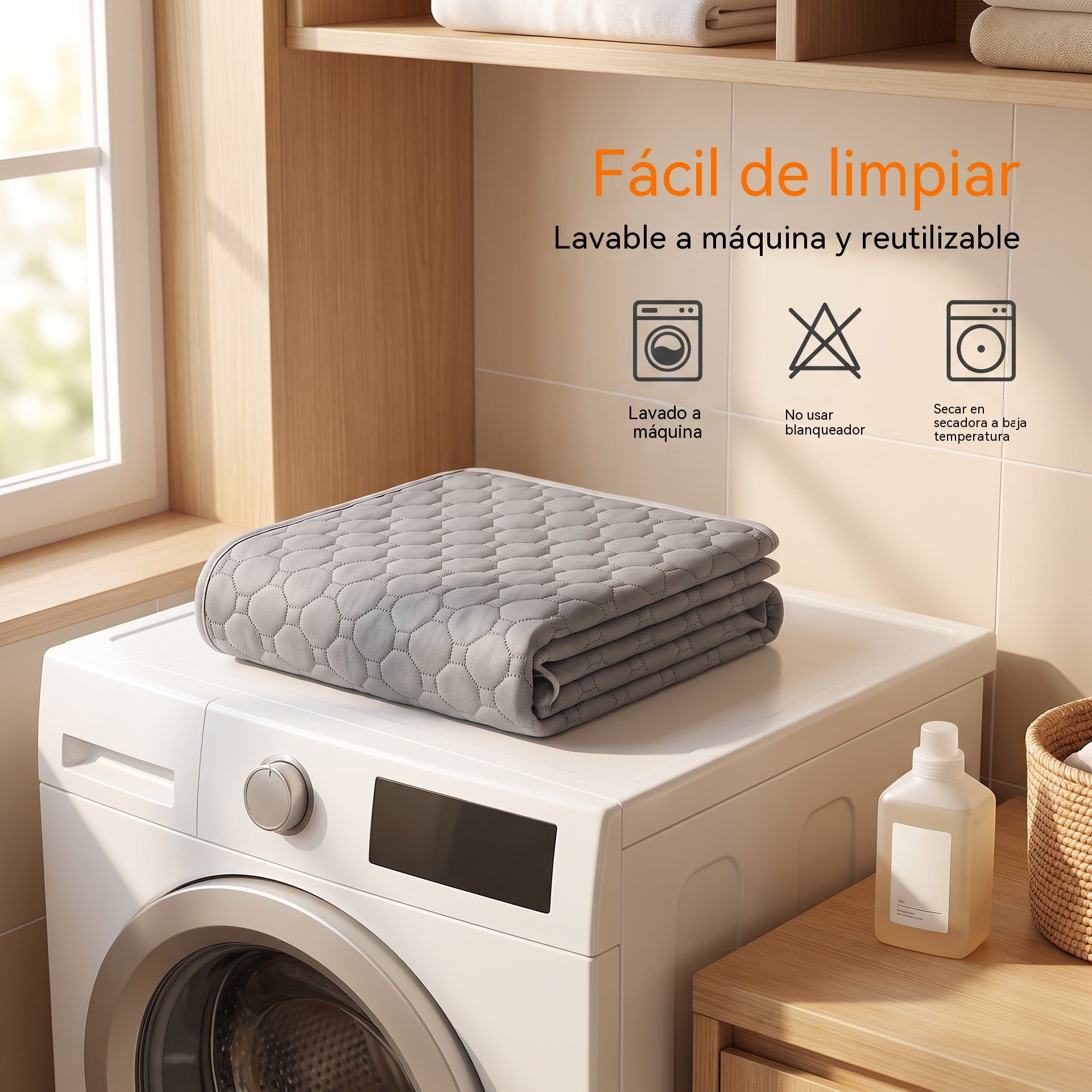 📢 ¡50 % de descuento 🔥! Alfombrilla refrescante para mascotas (no requiere llenado de agua) 🧊 — Fabricada en tejido Oxford transpirable; apta para todo tipo de camas o jaulas para mascotas.