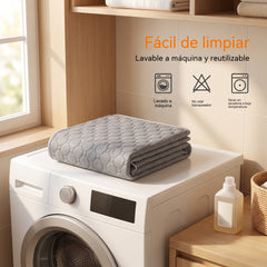 📢 ¡50 % de descuento 🔥! Alfombrilla refrescante para mascotas (no requiere llenado de agua) 🧊 — Fabricada en tejido Oxford transpirable; apta para todo tipo de camas o jaulas para mascotas.