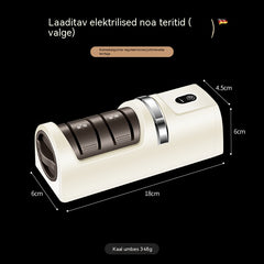 ⏳ Ajutiselt 40% allahindlust! 🔪 Multifunktsionaalne juhtmeta elektriline noateritaja, laetav ✨