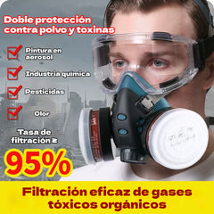 🔥🔥Mascarilla industrial con carbón activado, protege contra el polvo, los humos y la pintura tóxica.