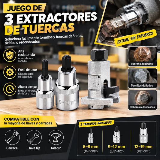 1 conjunto 24 euros🔧 Extractor de Rótulas 3 Piezas – Herramienta Profesional para Desmontar Rótulas de Suspensión, Dirección y Brazos de Control 🚗