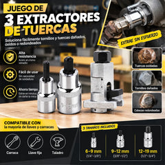 1 conjunto 24 euros🔧 Extractor de Rótulas 3 Piezas – Herramienta Profesional para Desmontar Rótulas de Suspensión, Dirección y Brazos de Control 🚗