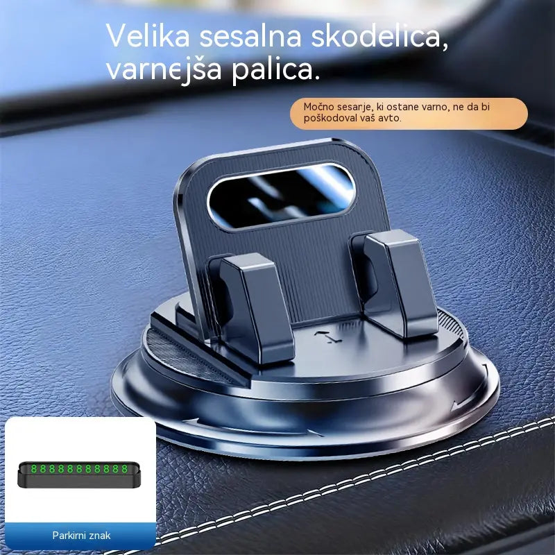 🎯 50 % POPUSTA NA VSE! Vrtljivo držalo za telefon – varna pritrditev na armaturno ploščo, guma z visokim oprijemom 🧭🔄 【Zagotovljena kakovost】