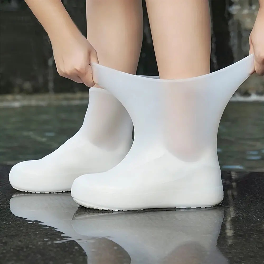 【2 para za 21 €】Spriječi da ti se tenisice smoče! Izdržljive vodootporne navlake za obuću: neklizajuće i sklopive – savršene za nošenje u torbi 🌧️