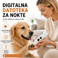 📢📢 50% popusta! 🐱🐶 Električna turpija za nokte za kućne ljubimce s LED indikatorom napajanja