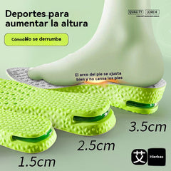 🔥2 pares por 27 euros👟La cómoda plantilla acolchada añade altura: ¡camina con facilidad y estilo!