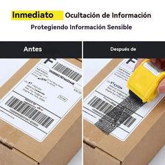 Sello de privacidad enrollable para la prevención y protección contra el robo de información.