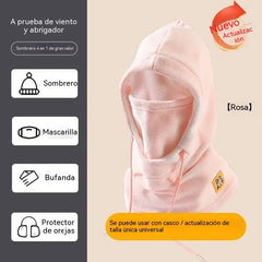 ❄️ Gorro térmico integral con forro polar que te mantiene abrigado hasta -20 grados Celsius. ⛷️ Ideal para esquiar, andar en moto y actividades al aire libre.