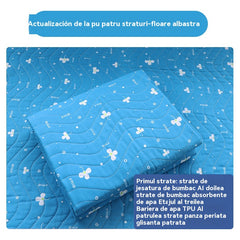 【45*60 cm】🛌 Compresa lavable de cuatro capas para incontinencia de adultos, transpirable, suave para la piel y a prueba de fugas.