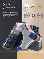 😍🧦【10 pari】Muške pamučne dezodorans čarape, novo 2026., upijaju znoj