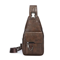 🎒 Nepromokavá taška přes rameno z pravé kůže v retro stylu: nezbytný doplněk pro každodenní dojíždění.