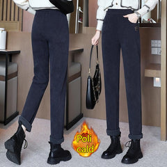 👖Új őszi és téli divatos bársony vastag szélű szabadidőnadrág 2026