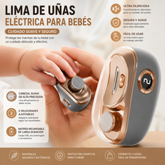 ✂️💅🔥 Lima de uñas eléctrica multifuncional, cortauñas eléctrico con protección antipellizcos