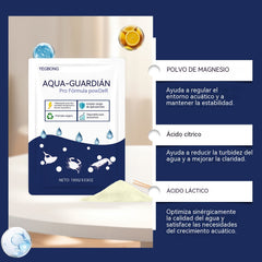 🛡️【Compra 2 y llévate 1 gratis】🔍Agente clarificador profesional: fórmula avanzada, no tóxica, elimina partículas finas y residuos orgánicos. Apto para estanques de koi, acuarios y jardines acuáticos. 🐟💚💦