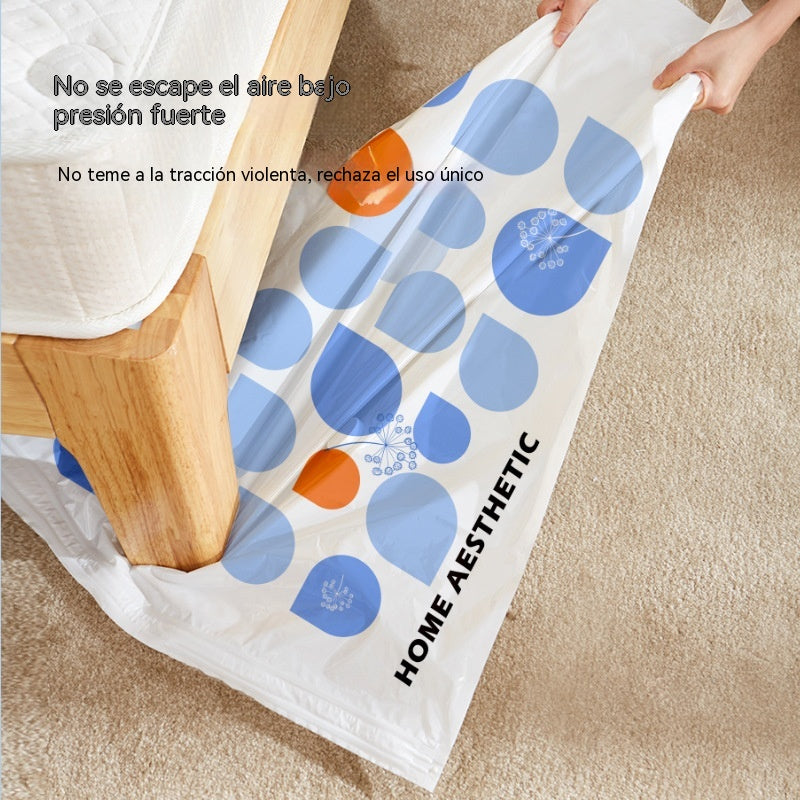 🧳✨【50*65*30cm】【Juego de 5 piezas】🤩Bolsas de compresión al vacío para almacenamiento, bolsas de compresión al vacío para edredones, ropa y chaquetas de plumas.