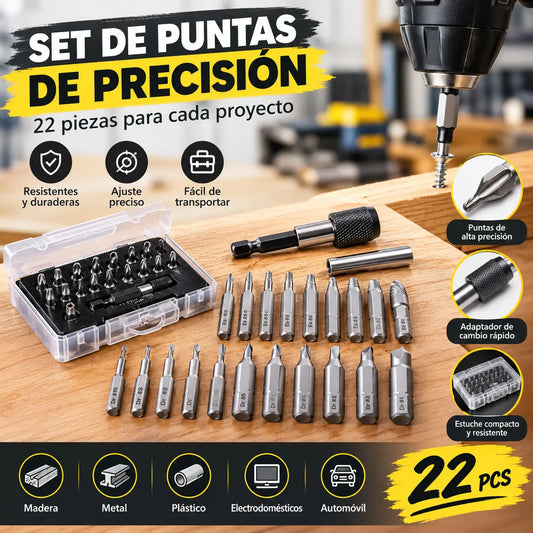 🔩 ⚡ Juego de 22 extractores de tornillos – Acero aleado; extrae pernos oxidados y con la cabeza barrida ✨