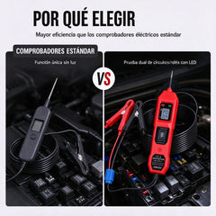 🔧⚡ Probador de Circuitos Automotrices, Lápiz de Prueba Eléctrico Multifunción de 6-24V, Herramienta de Diagnóstico y Detección para Coche 🚗✨