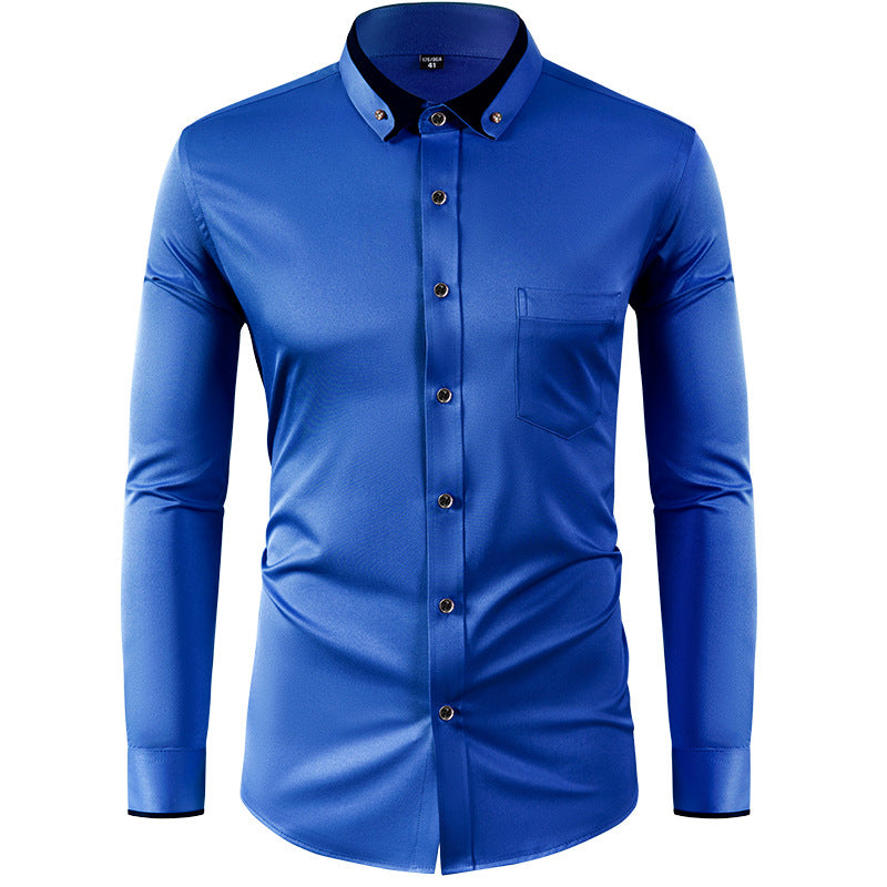 🔥✨【Nuevos estilos de otoño】【38-44 】🔥👕Elástico camisa de negocios transpirable para casual y de moda