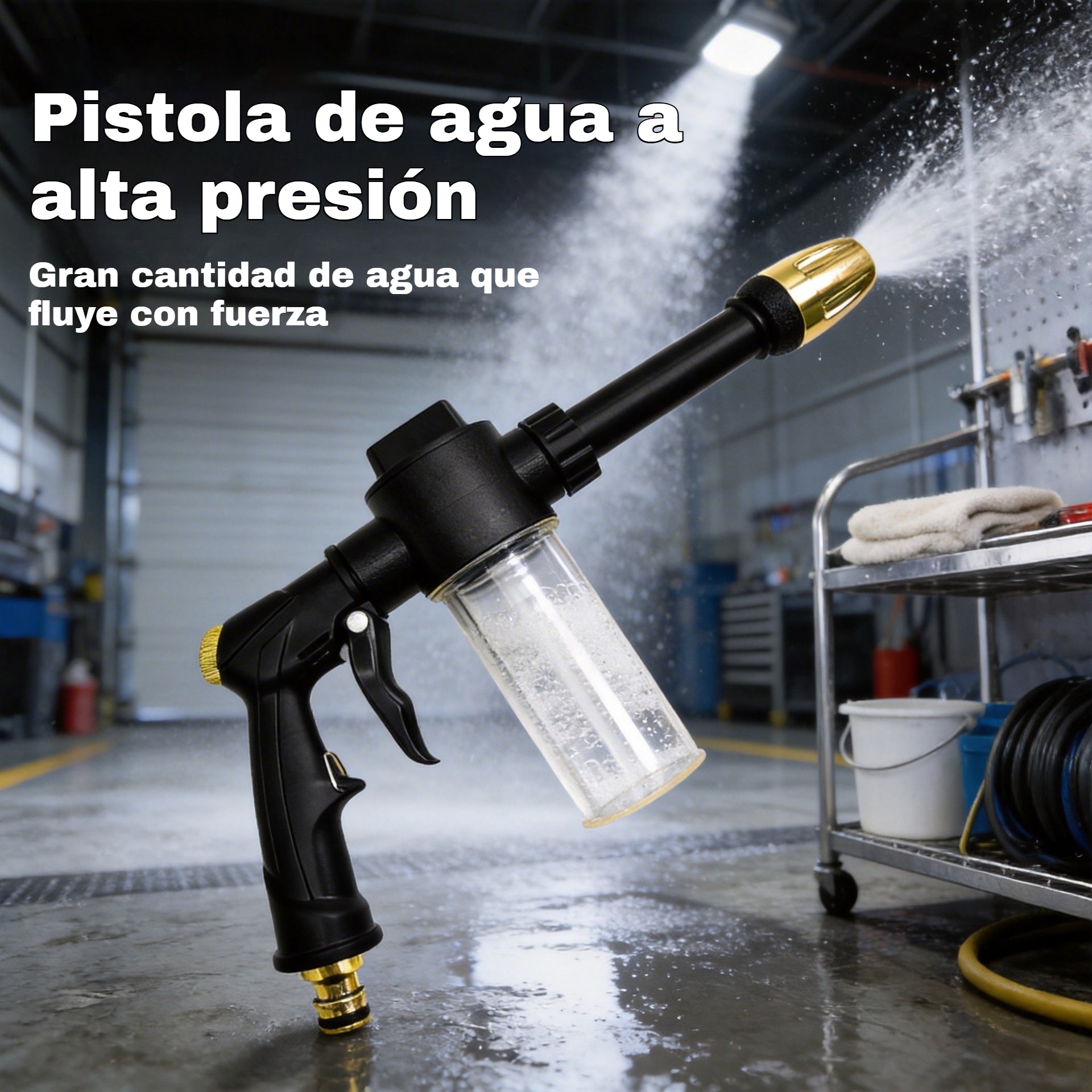 🔥55% de descuento — Último día: Pistola rociadora de alta presión para el hogar