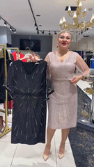 【S-5XL】Vestido de gasa nuevo y muy bonito