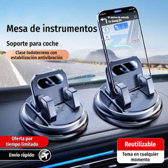 🎯 ¡50% DE DESCUENTO EN TODO! Soporte giratorio para teléfono – Montaje seguro en el salpicadero, goma de alto agarre 🧭🔄 【Calidad garantizada】