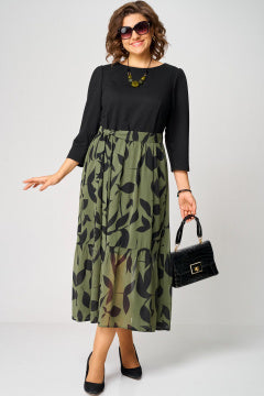 【S-5XL】Nuevo vestido con diseño de paneles y cintura ajustada, que realza la figura y estiliza tu silueta. 🌺