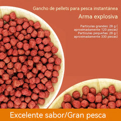 🔥🔥【10 piezas】(5 botellas de granulado grande + 5 botellas de granulado pequeño)Pellets de Cebo de Proteína Animal Fresca