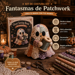 🔥Último día con 50% de descuento - 👻Set de patchwork DIY Little Ghost