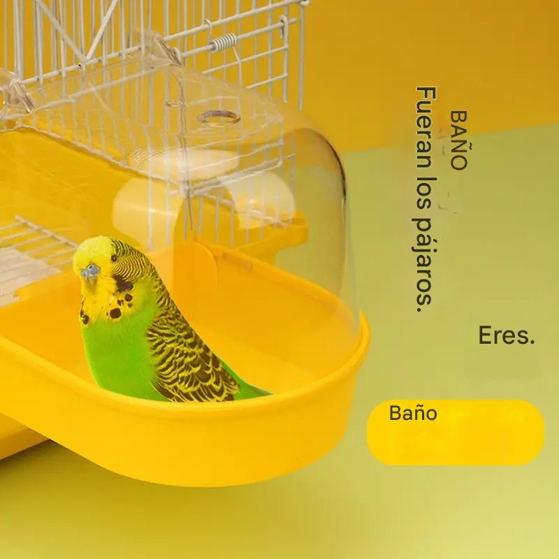🔥🐦Bañera para pájaros, accesorios para jaulas de pájaros