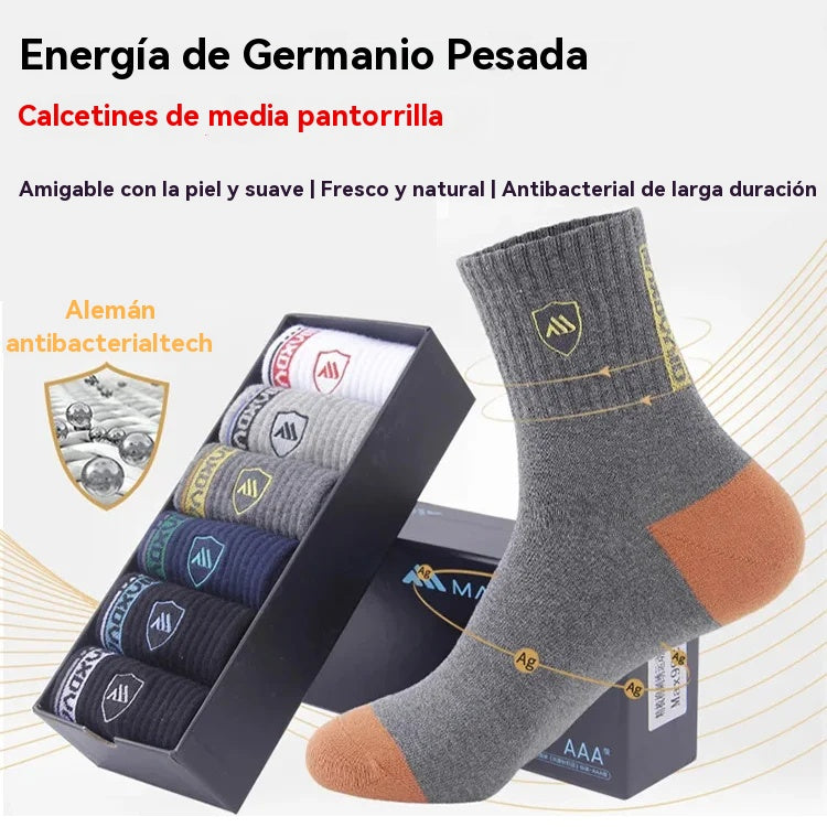🧦30%OFF【10pares】Calcetines deportivos transpirables, antiolores y absorbentes del sudor para hombre