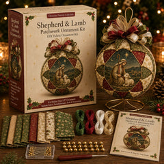 🎄✨ ¡Especial de Navidad! Kit de decoración navideña de patchwork para el Nacimiento de Jesús: ¡crea exquisitos recuerdos hechos a mano! 🎁🙏