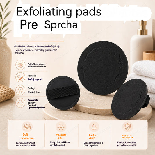 4 kusy 20€🚿 Exfoliačné hubky do sprchy 🧖‍♀️✨ Hladká a čistá pokožka bez podráždenia
