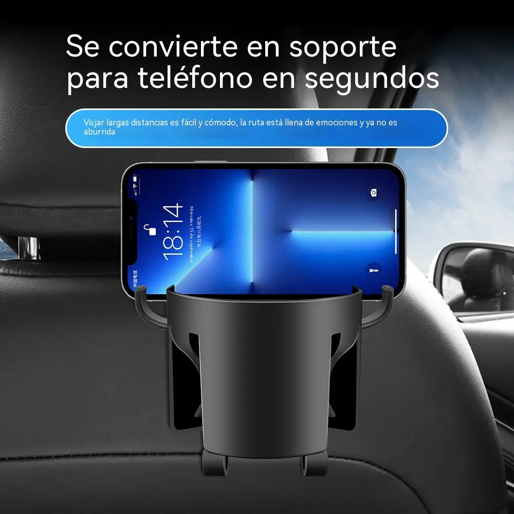 📢📢¡50% de descuento! 【2 piezas】⏰Portavasos con gancho para el reposacabezas del asiento del coche