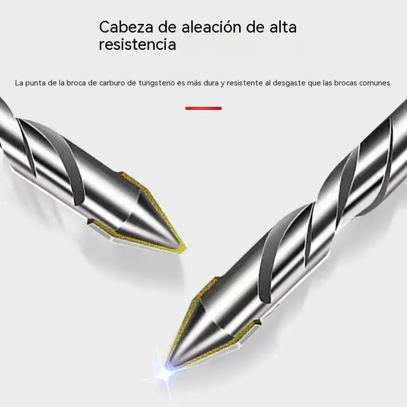 🧰🔥Broca polivalente de alta dureza (6+8+10+12) mm