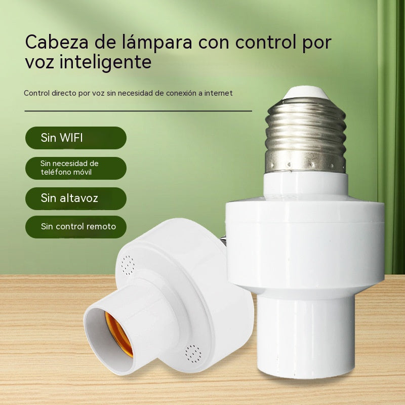✨ Luz LED inteligente con control por voz, interruptor automático con sensor y ahorro de energía 🏠🔋