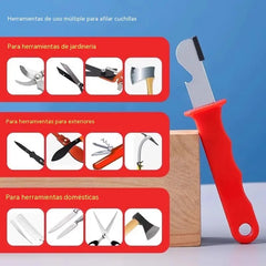 🔥10 piezas🔪✨ Afilador de cuchillos portátil multifuncional con mango cómodo
