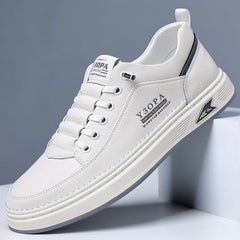 【39-44】2025 zapatos planos de negocios para hombre de cuero genuino transpirable