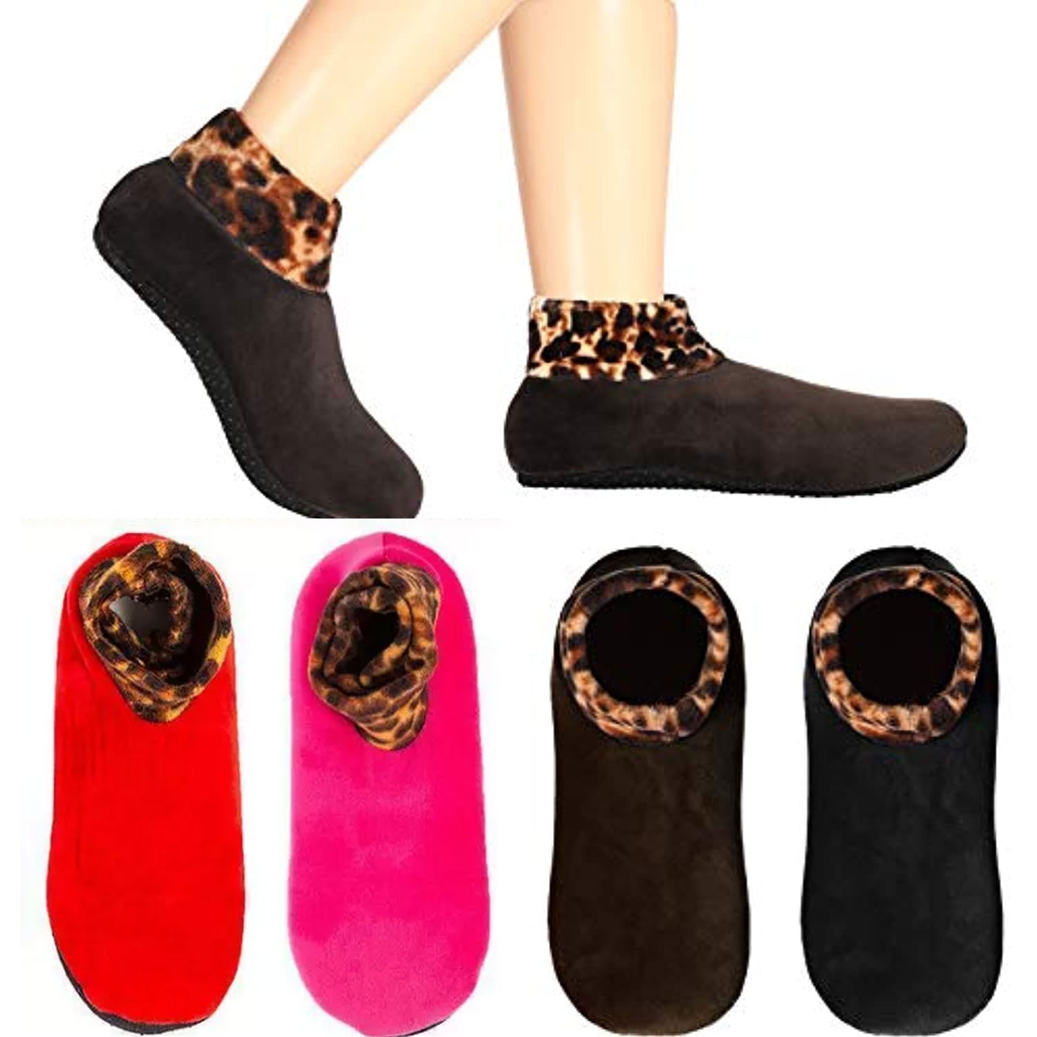 【4 pár】🧦Protišmykové termo ponožky na vnútorné použitie