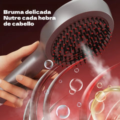 💆‍♀️Peine de masaje con spray que relaja el cuero cabelludo, peine de masaje para peinar y cuidar el cabello en casa con masaje vibratorio.