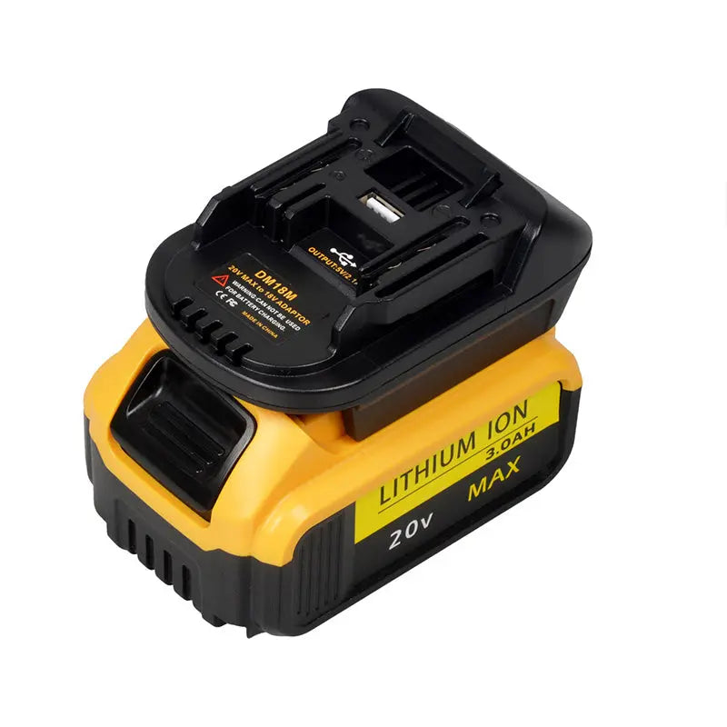 ⚡Adaptador de batería de litio para herramientas de batería de 18 V