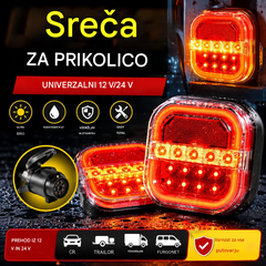 🚦【Univerzalne 12V/24V】🚦 LED luči za prikolico