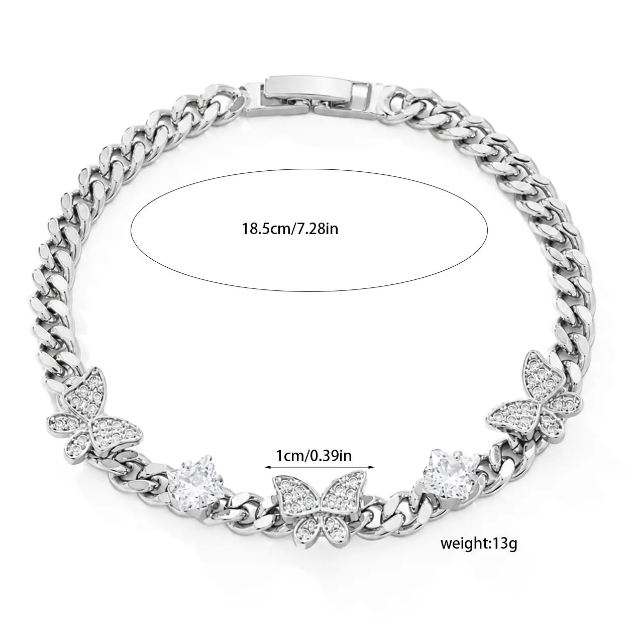 Pulsera de circonita dorada