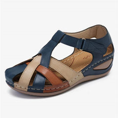 🔥【45% OFF】🔥🩰【35-43】Sandalias de suela gruesa de piel suave hueca para mujer